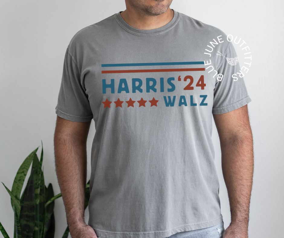 HARRIS WALZ 2024 | COMFORT COLORS® VOTE T-SHIRT