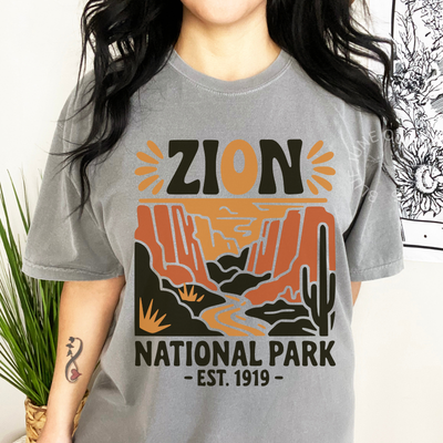 Zion National Park T-Shirt | Hiking Camping Graphic Tee