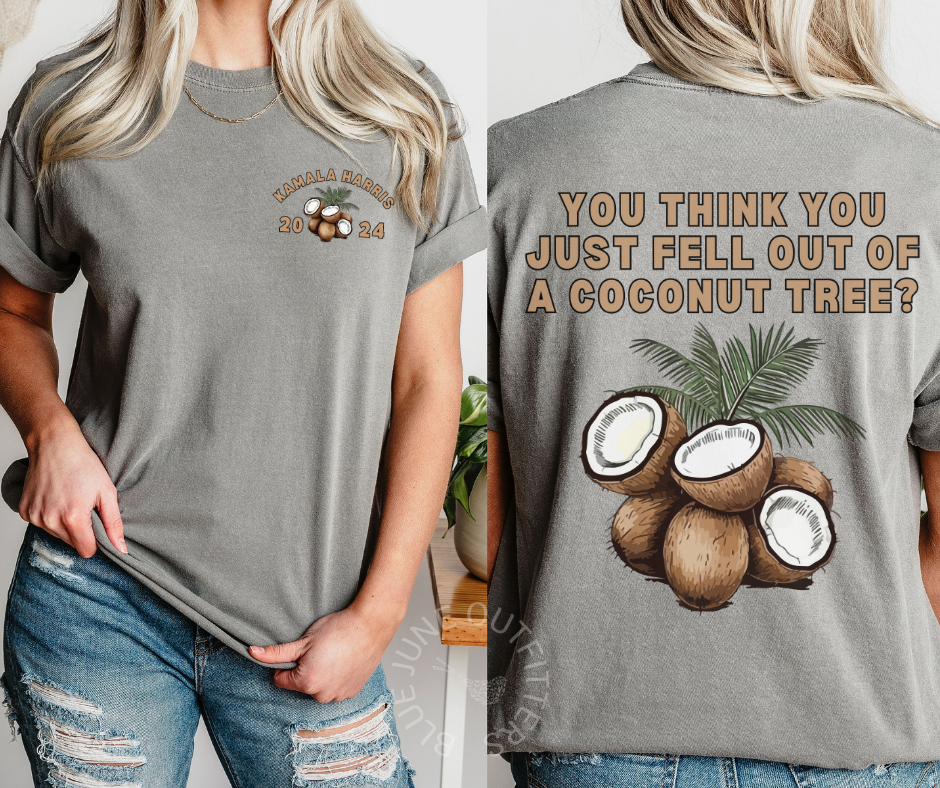 Kamala Harris Coconut Tree | Comfort Colors® Tee