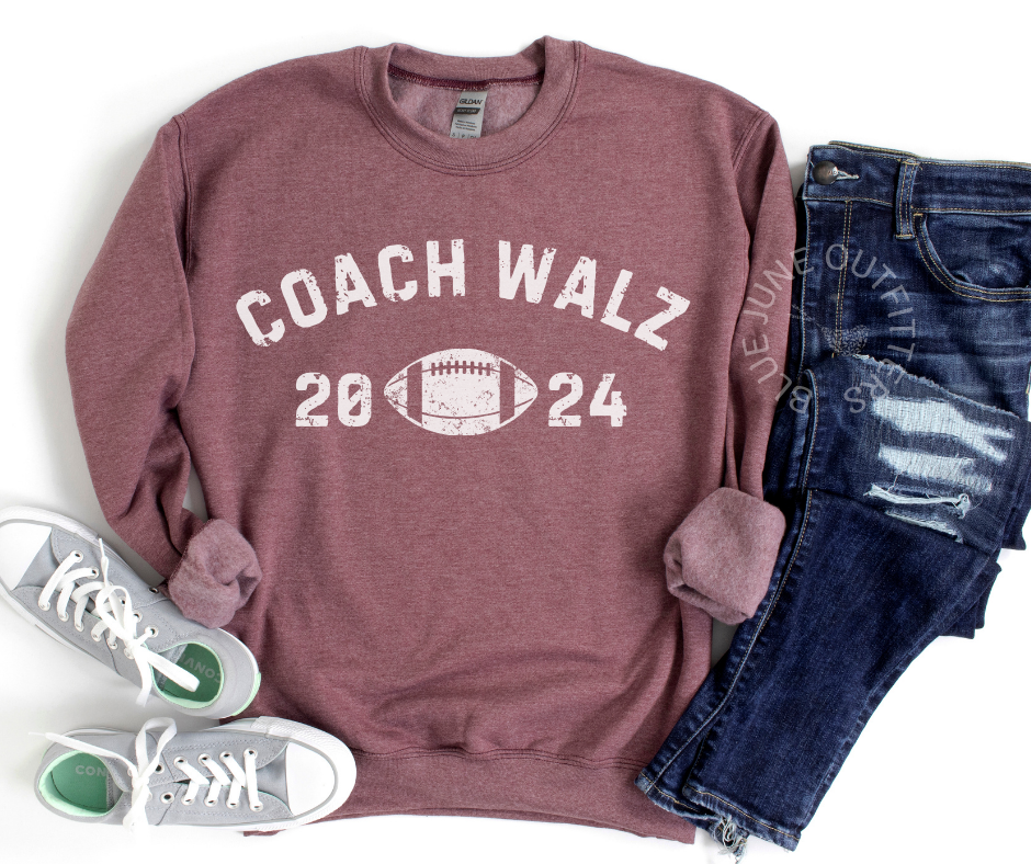 Coach Walz for Vice President 2024 | Harris Walz Sweatshirt