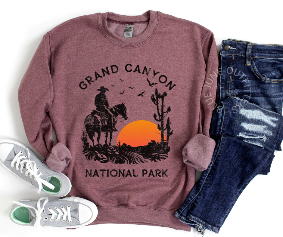 Grand Canyon National Park | Cozy Crewneck Sweatshirt