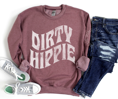 DIRTY HIPPIE | TRENDY BOHO CREWNECK SWEATSHIRT