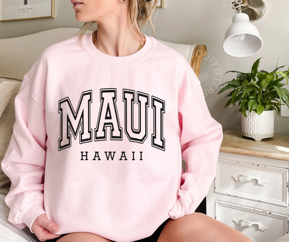 MAUI HAWAII CREWNECK SWEATSHIRT