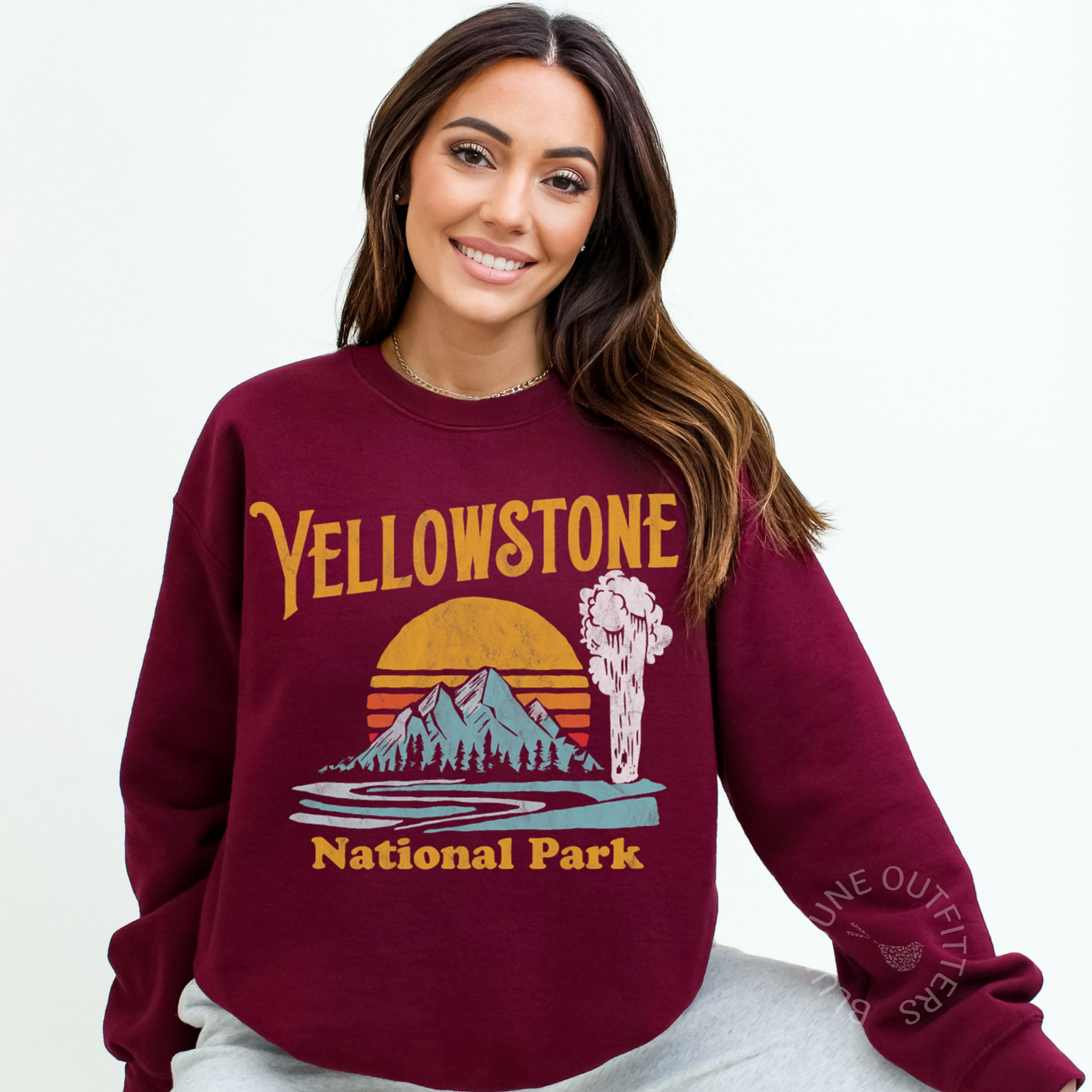Yellowstone National Park Geyser Sweatshirt