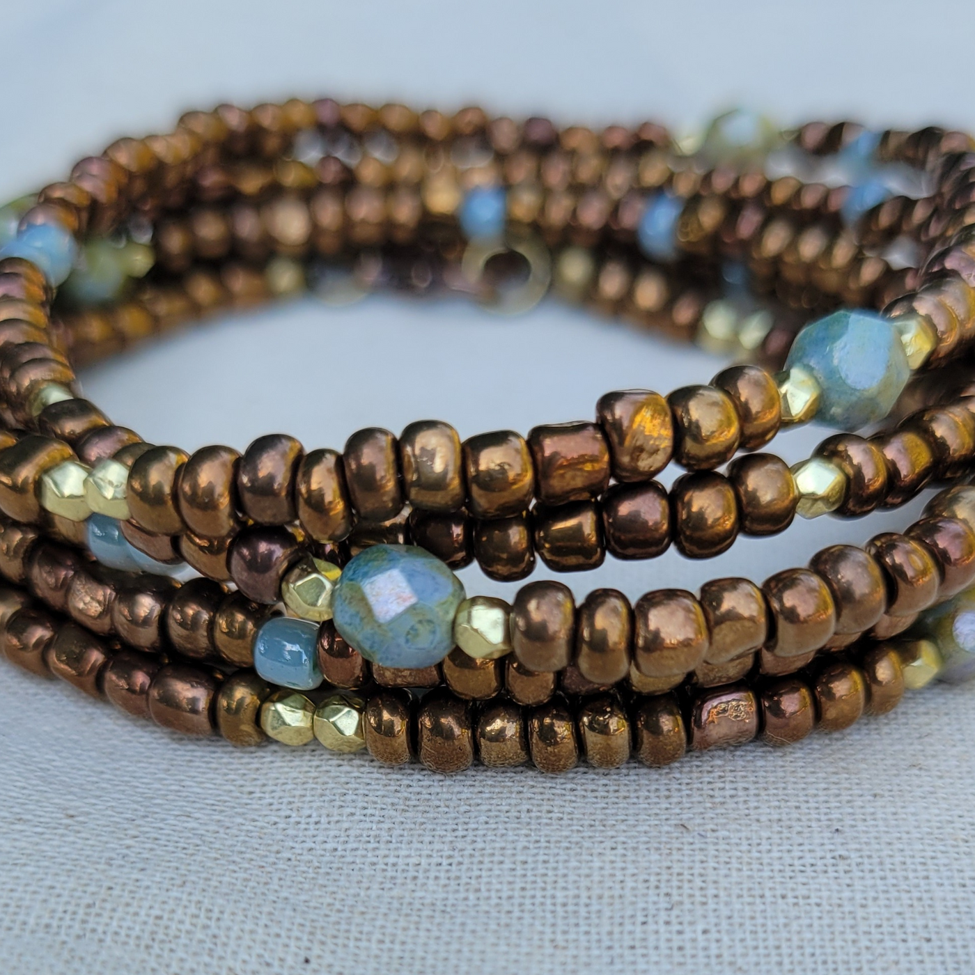 Boho Earthy Wrap Bracelet | Trendy Bohemian Jewelry