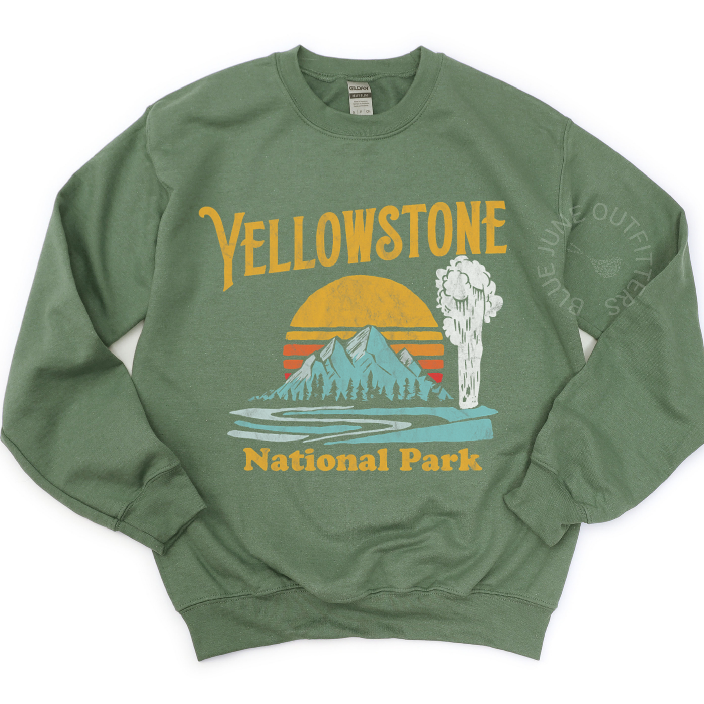 Yellowstone National Park Geyser Sweatshirt