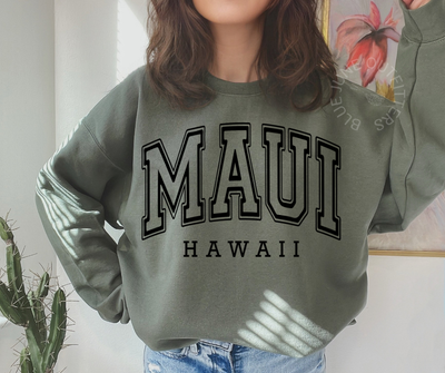 MAUI HAWAII CREWNECK SWEATSHIRT