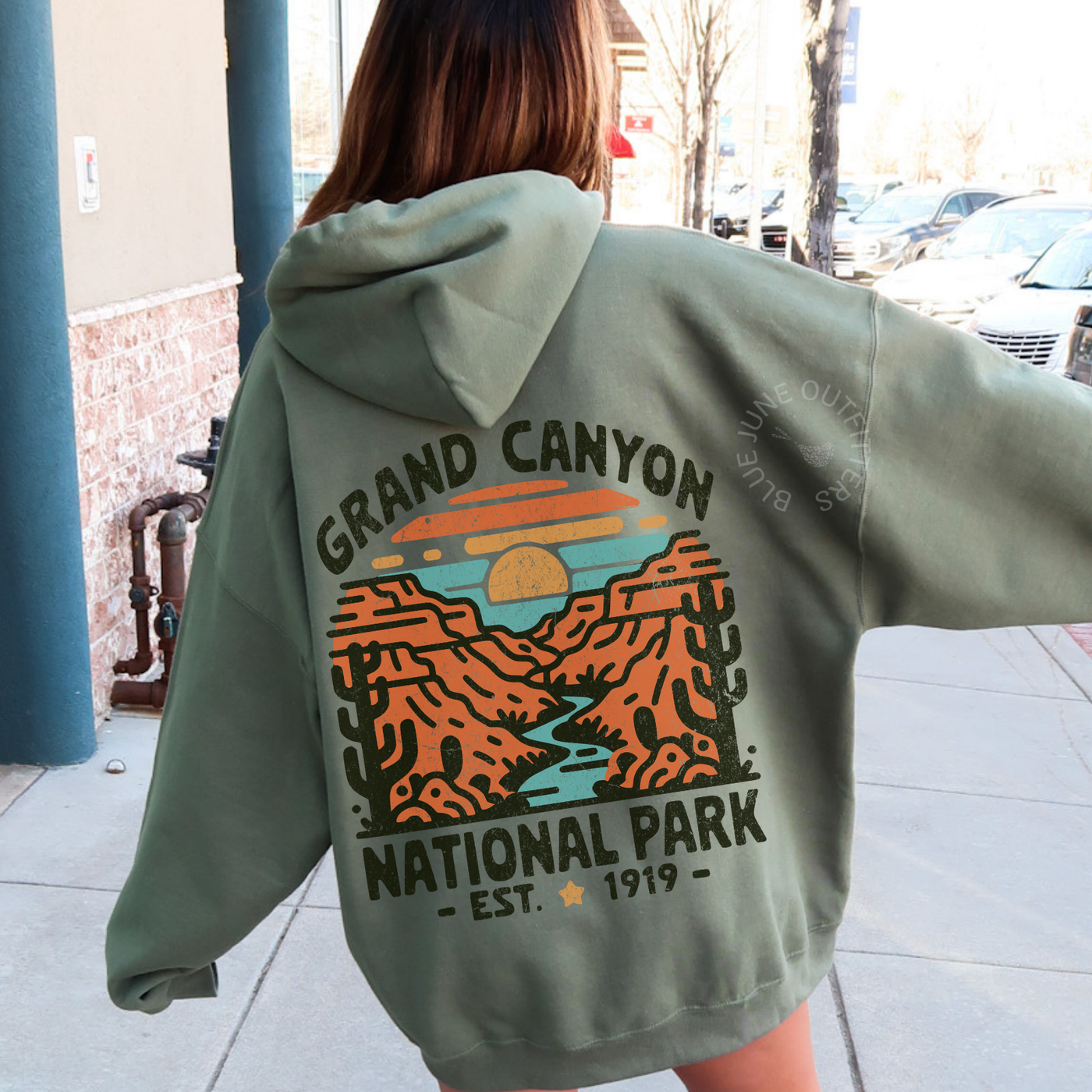 Retro Grand Canyon National Park Hoodie