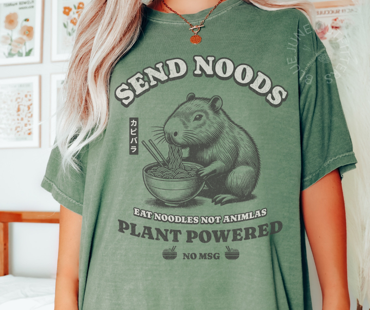 Send Noods | Funny Comfort Colors® Foodie Tee
