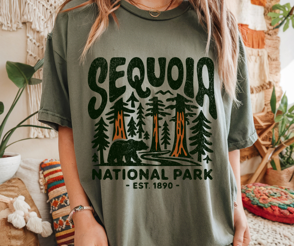 Sequoia National Park Graphic Tee | National Park Aesthetic