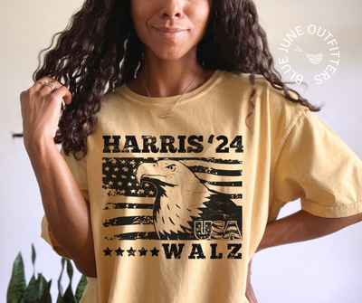 HARRIS WALZ 2024 | COMFORT COLORS®  ELECTION TEE