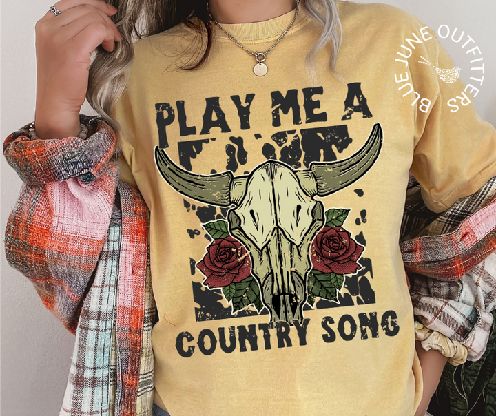 Country Music Tee | Comfort Colors® Country Western Tee