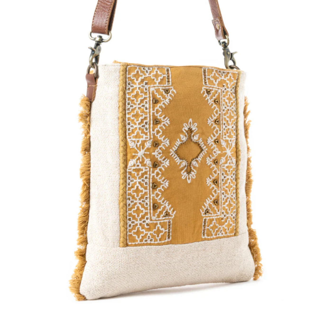 Harvest Grove Shoulder Bag in Golden Bloom | Myra Bag SKU S-12817