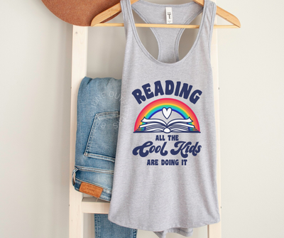 TRENDY BOOK LOVER RACERBACK TANK
