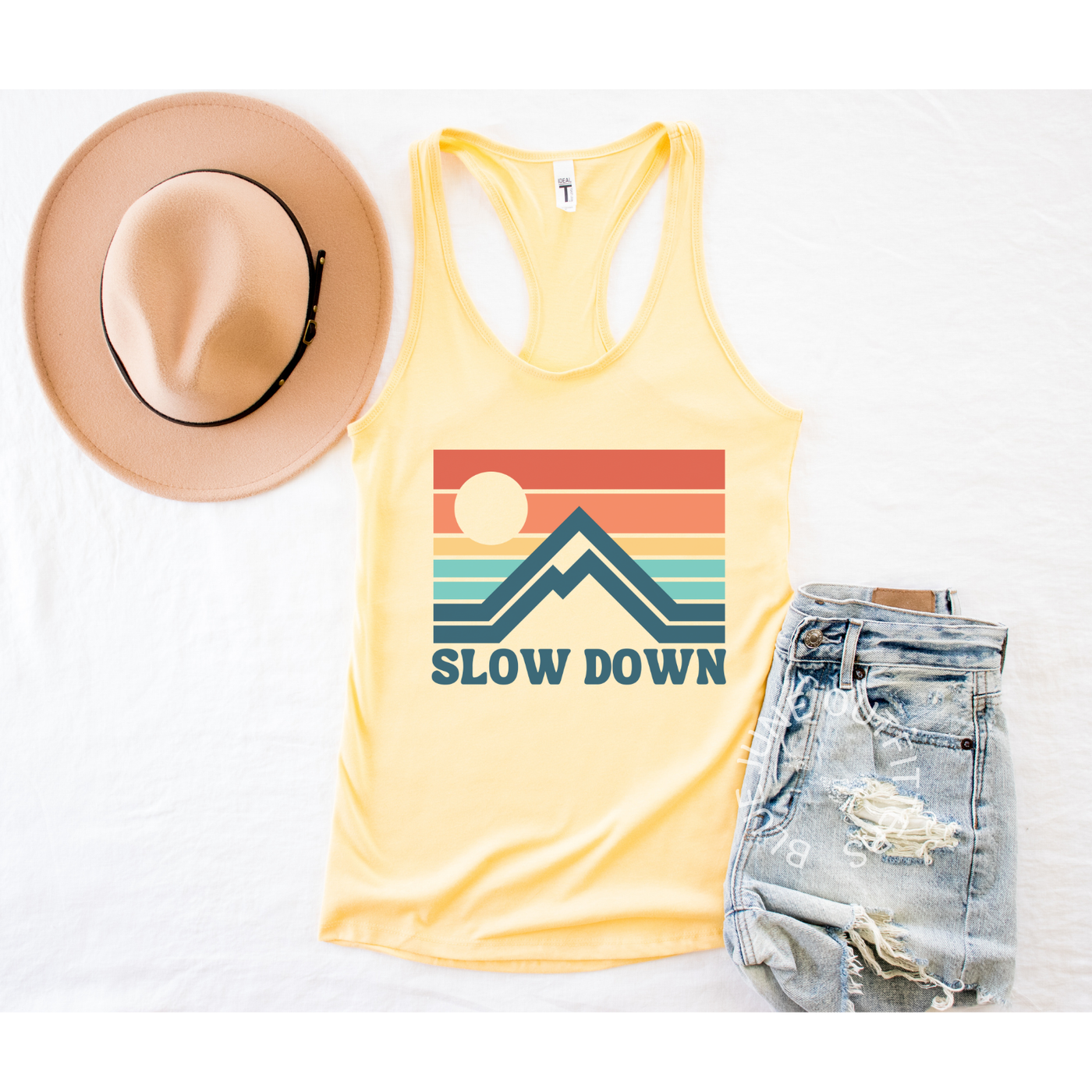 Women's Retro Nature Racerback Tank