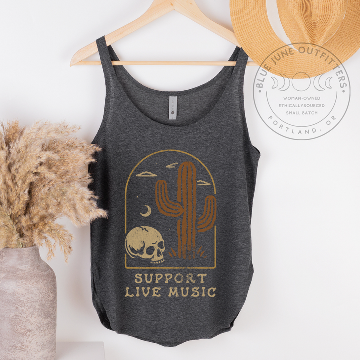 Support Live Music | Women's Trendy Tank