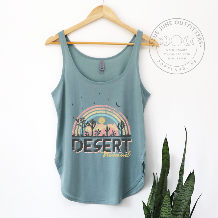 Desert Nomad Retro Rainbow Festival Tank