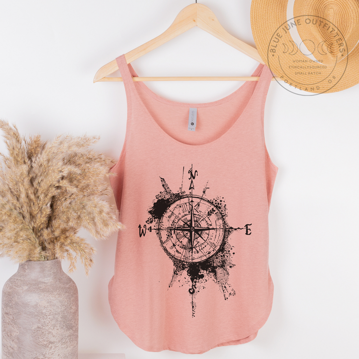 Find Your Way | Women's Rustic Compass Tank