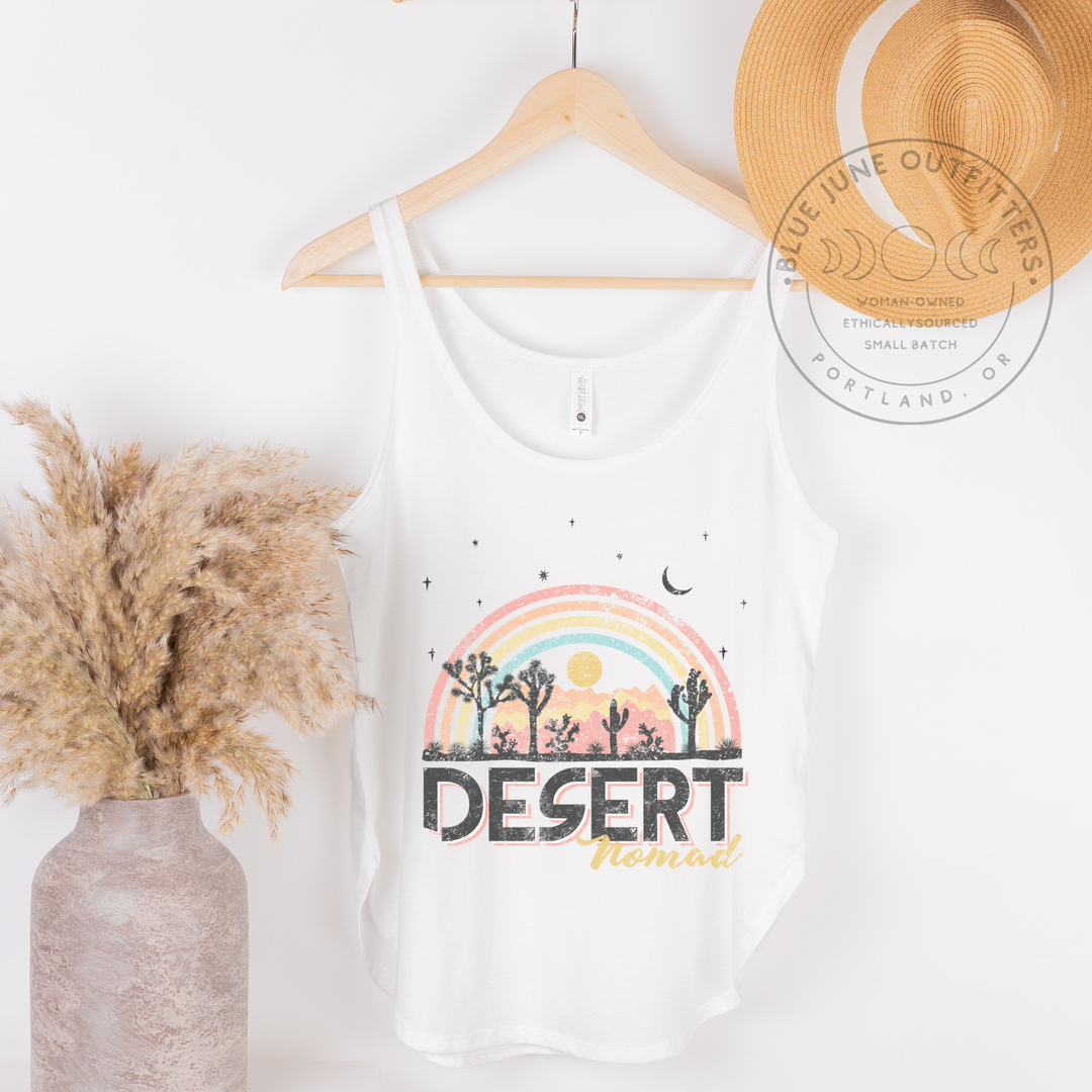 Desert Nomad Retro Rainbow Festival Tank