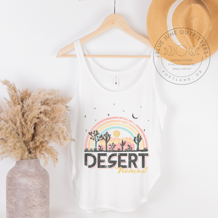 Desert Nomad Retro Rainbow Festival Tank