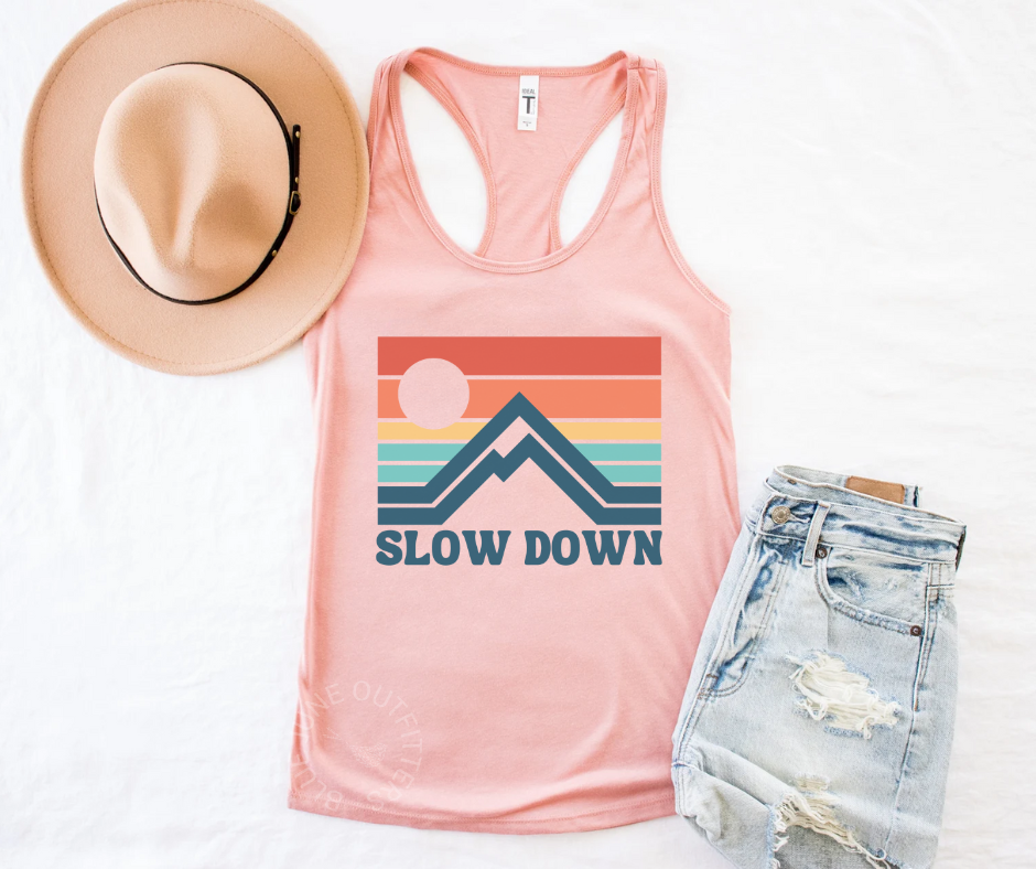Women's Retro Nature Racerback Tank