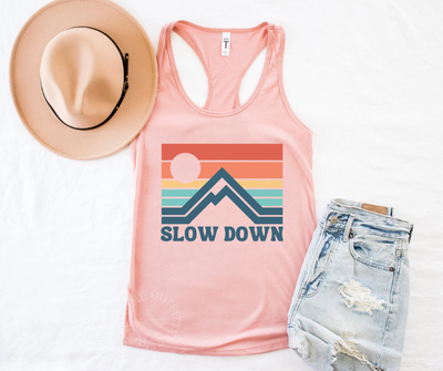 Women's Retro Nature Racerback Tank