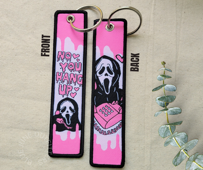 Scary Movies Ghost Face Keychain | Halloween Keyring