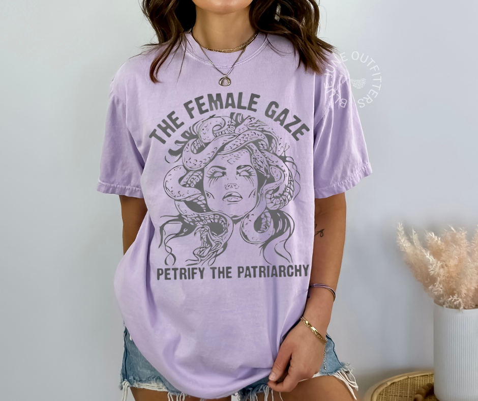 Medusa Petrify The Patriarchy | Comfort Colors® Feminist Tee