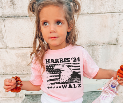 HARRIS WALZ 2024 | TODDLER PATRIOTIC TEE