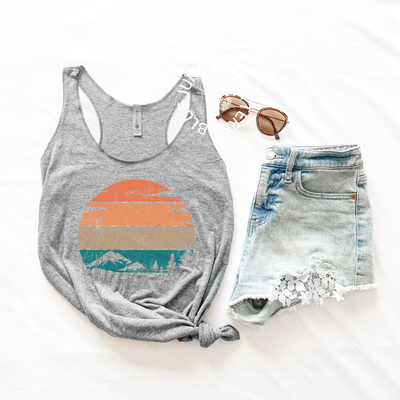 Sunset Nature Tank | Women's Racerback Tank Top