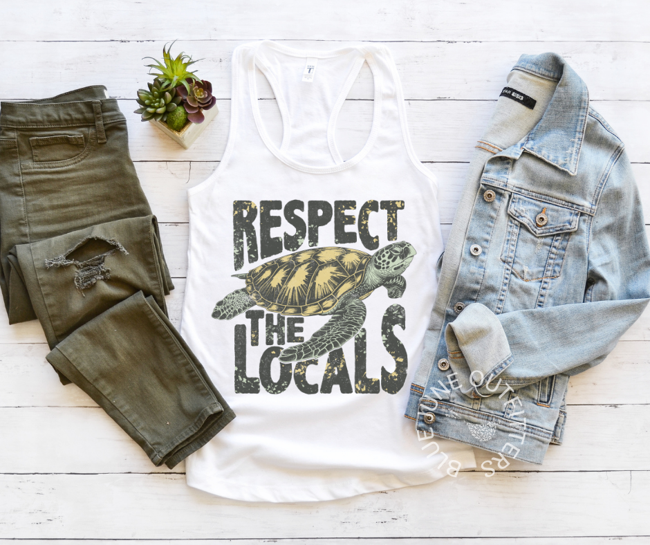 Respect the Locals | Women's Marine Life Racerback Tank Top