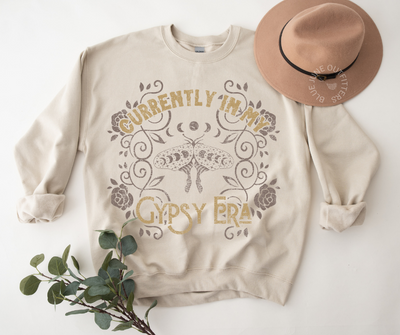 Currently In My Gypsy Era | Bohemian Crewneck Sweatshirt