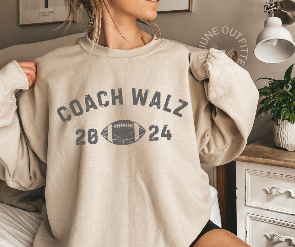 Coach Walz for Vice President 2024 | Harris Walz Sweatshirt