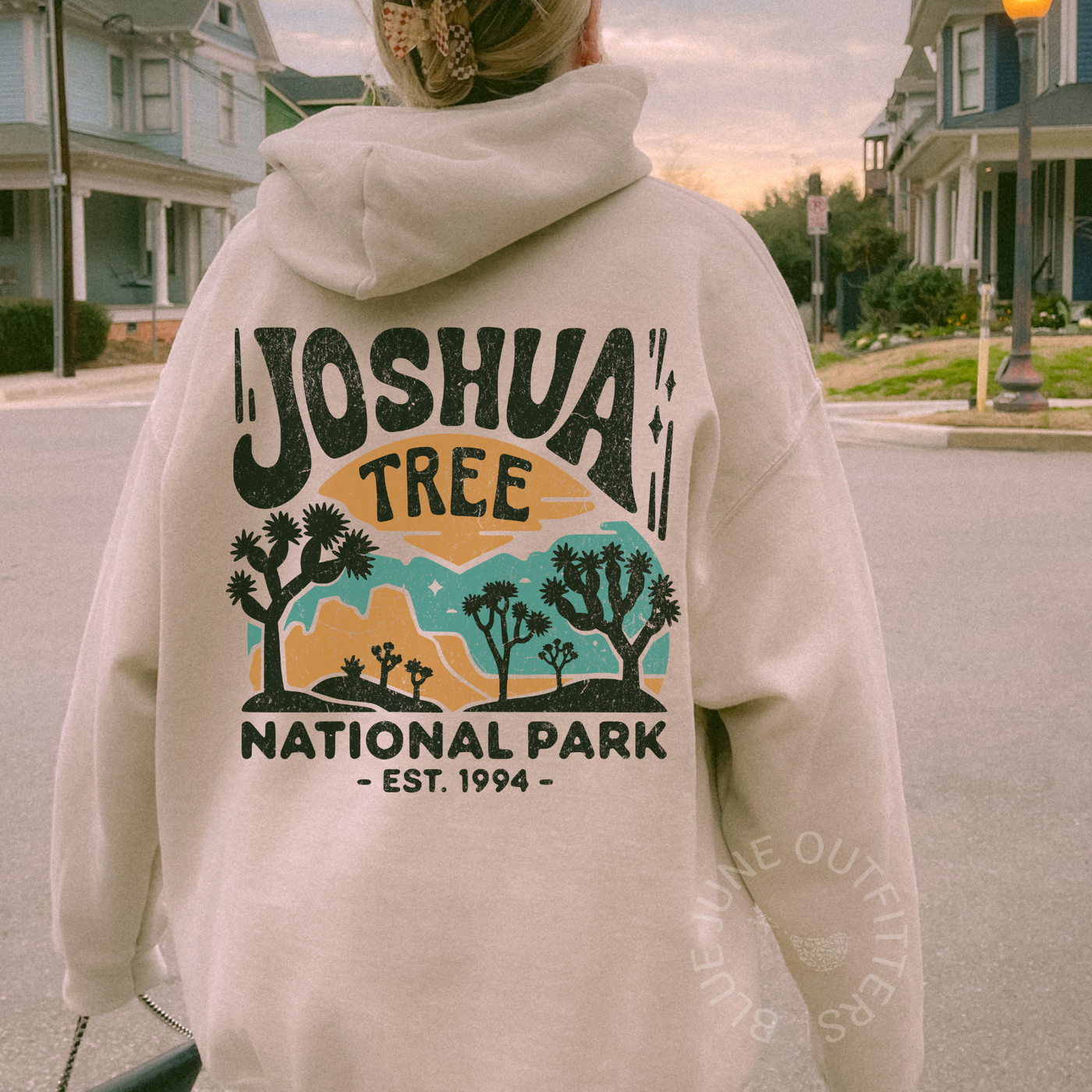 Joshua Tree Hoodie | Retro National Park Graphic Sweatshirt