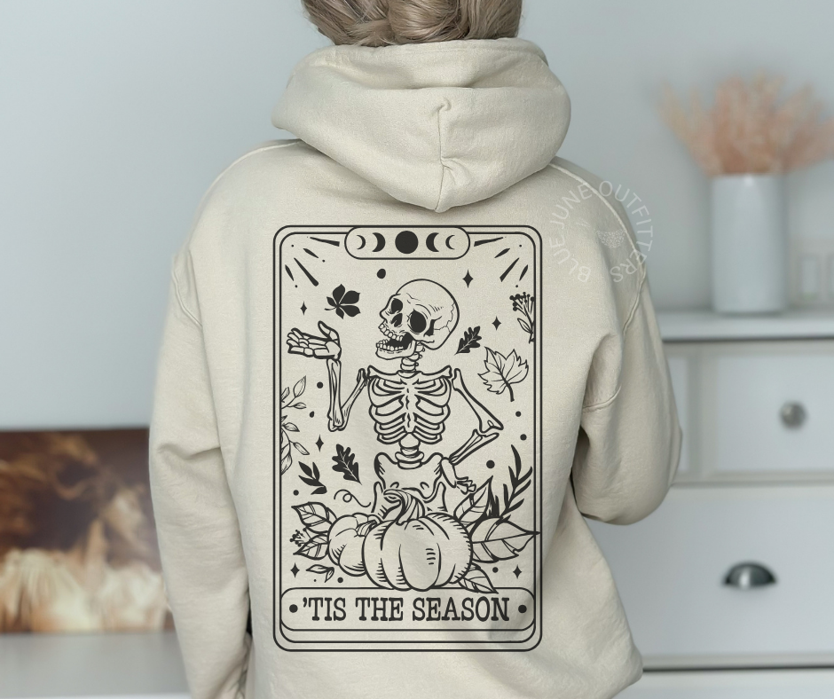 Tis The Season | Fall Skelly Tarot Hoodie