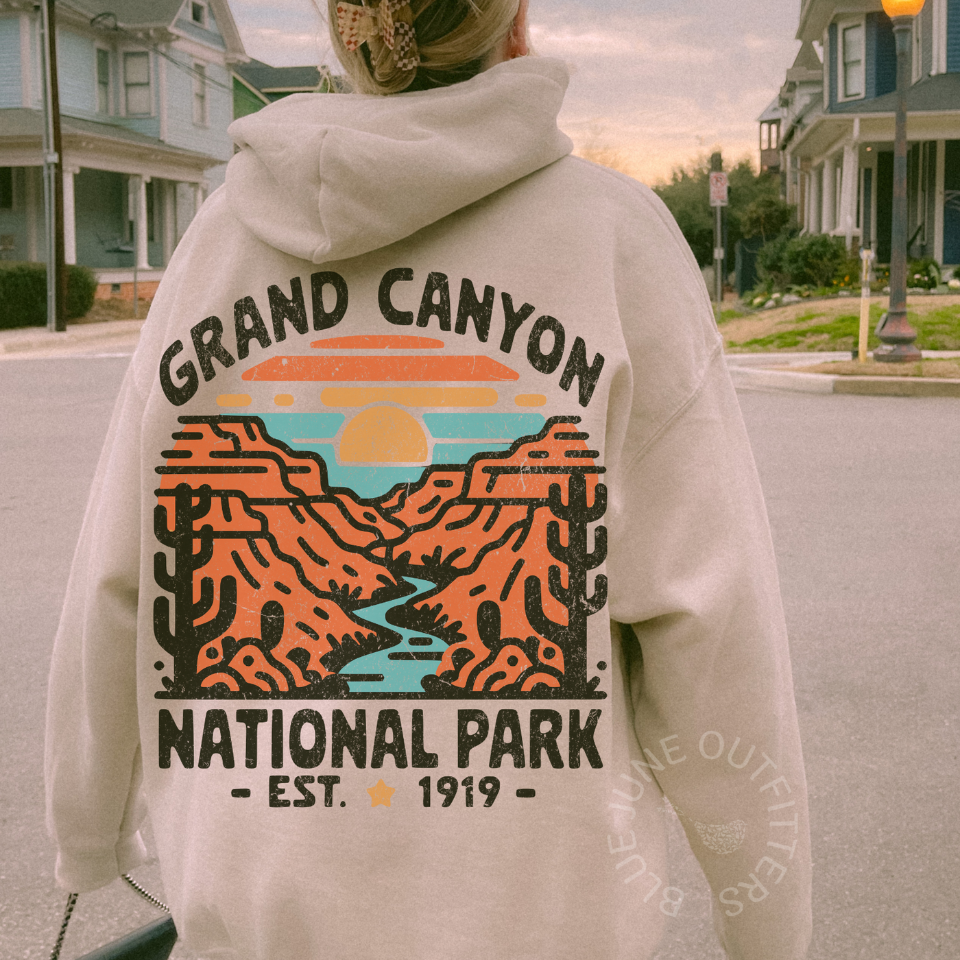 Retro Grand Canyon National Park Hoodie