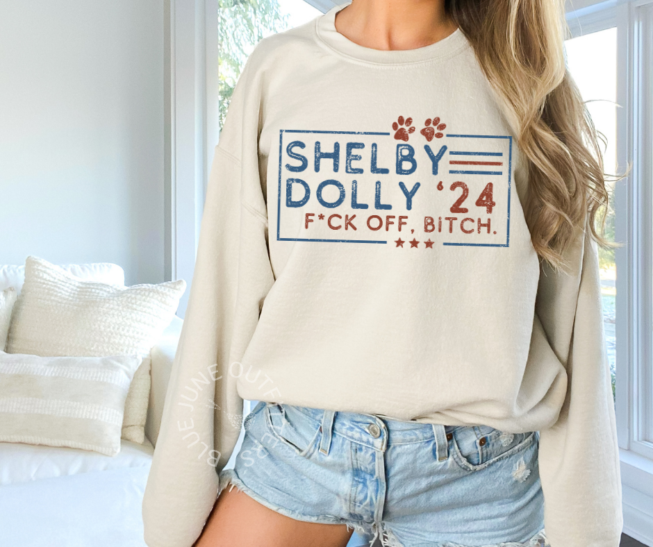 Shelby and Dolly | Funny TikTok Crewneck Sweatshirt
