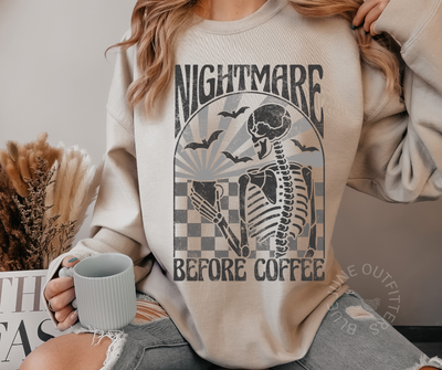 Nightmare Before Cofee | Skelly Sweatshirt
