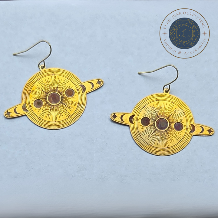 Celestial Moon Phase Earrings