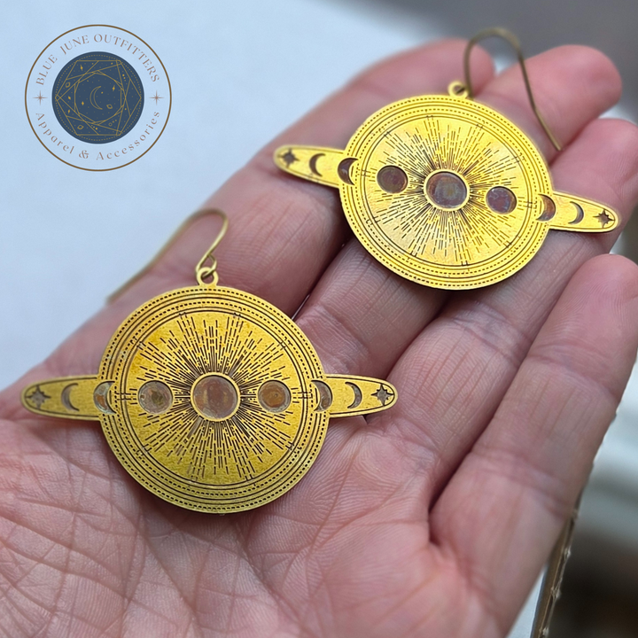 Celestial Moon Phase Earrings