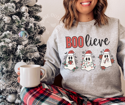 BOO-lieve Christmas Ghosts Sweatshirt