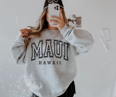 MAUI HAWAII CREWNECK SWEATSHIRT