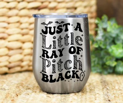 A Little Ray of Pitch Black | Stainless Steel Tumbler