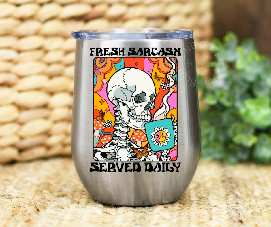 Fresh Sarcasm Served Daily | Stainless Steel Tumbler