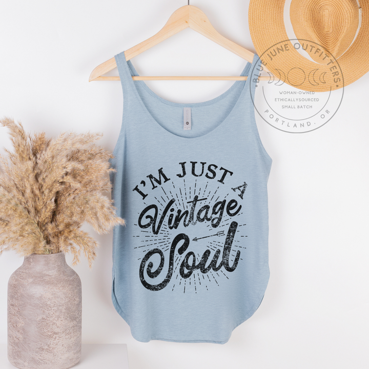 I'm Just A Vintage Soul | Women's Retro Tank