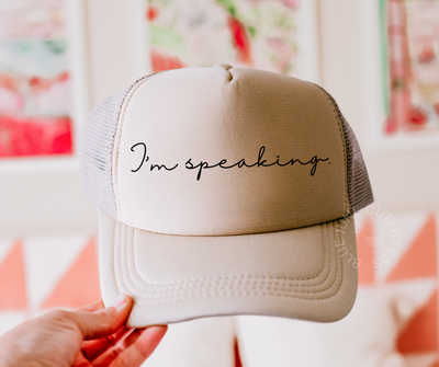 I'M SPEAKING | KAMALA HARRIS TRUCKER HAT