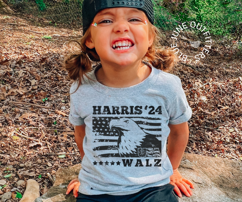 HARRIS WALZ 2024 | TODDLER PATRIOTIC TEE