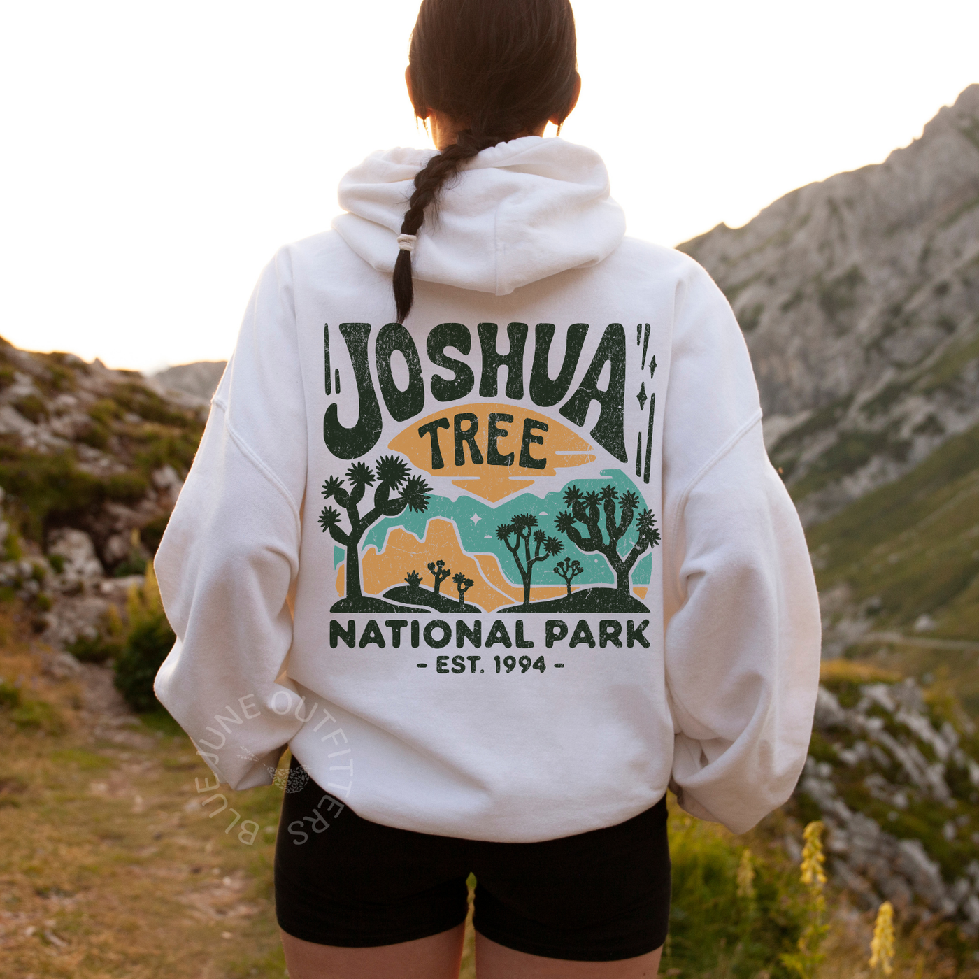 Joshua Tree Hoodie | Retro National Park Graphic Sweatshirt