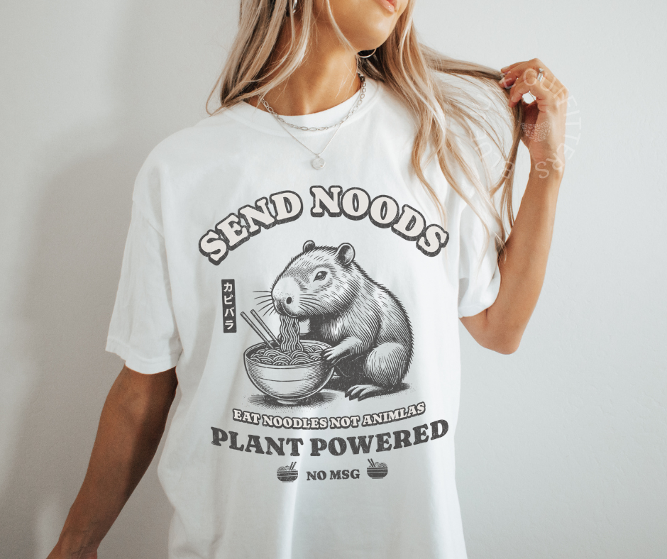 Send Noods | Funny Comfort Colors® Foodie Tee