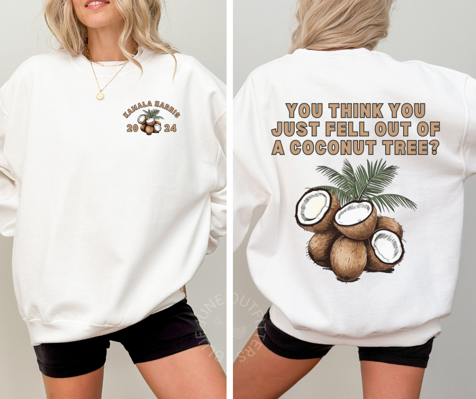 Kamala Harris Coconut Tree Sweatshirt | Kamala Harris 2024